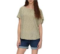 QS Oversize-Bluse aus Viskose olivgrün 38