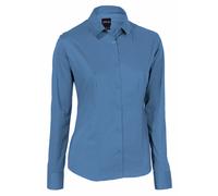 Bluse Langarm Cecaria Slim Fit Kleidergröße 40; rauchblau Bluse Langarm Cecaria Slim Fit, Baumwoll-Stretch