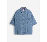 Bluse - mid blue denim - blau M