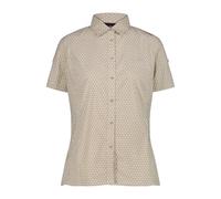 CMP - Women's Shirt with Chest Pocket - Bluse, Gr. XL 44, beige (OffWhite/Toffee)