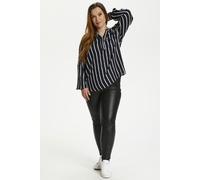 Bluse mit langen Ärmeln Reguläre Passform Mitternacht / Kreide-Streifen blue white EU 46 / UK 18