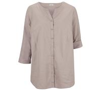 Bluse mit Leinen, 3/4 Arm 46