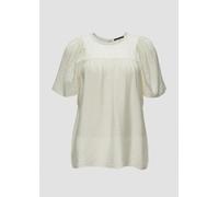 Bluse mit Leo-Spitze 44 creme 2149332.0510.44