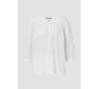 Bluse mit Lochstickerei 38 weiß 2161162.0100.38