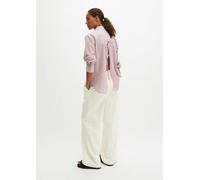 Bluse mit Schleifchen-Detail regular lila 40