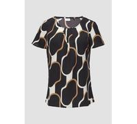 Bluse mit Schmuckkante 34 mehrfarbig|schwarz 2154603.99A1.34