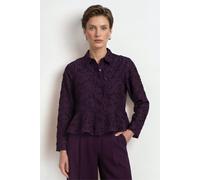 Bluse mit Schößchen 40 mulberry