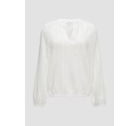 s.Oliver Bluse mit Strukturstreifen Ecru 46