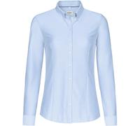 HAKRO Bluse Natural Stretch 129 Damen Regular Fit Ozeanblau Größe 2XS