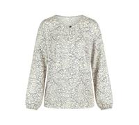 Bluse Rundhals-Ausschnitt Peter Hahn beige 44