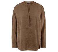 Bluse Rundhals-Ausschnitt Peter Hahn braun 40