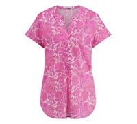 Bluse Rundhals-Ausschnitt Peter Hahn pink 40