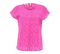 Bluse Rundhals-Ausschnitt Peter Hahn pink 44