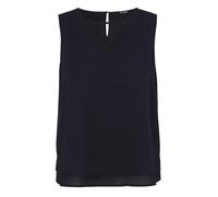 Frapp - Bluse Rundhals ohne Arm navy - Gr. - 50