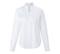 Bluse Stehkragen Peter Hahn weiss 44