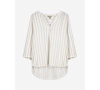 Bluse - Streifen - beige XL