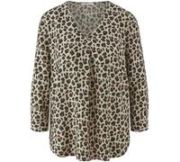 Bluse V-Ausschnitt Peter Hahn beige 42