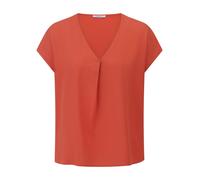 Bluse V-Ausschnitt Peter Hahn orange 40
