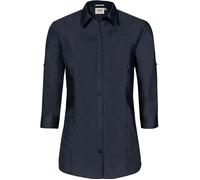 Hakro 3/4-Arm-Vario Bluse Mikralinar® - Tinte , XL (EU)