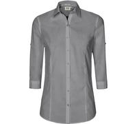 HAKRO 3/4-Arm-Vario Bluse Mikralinar® 120, titan, Größe 5XL (Arbeitshemd & Arbeitsshirt)