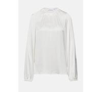 Comma Satinierte Bluse mit Raffung