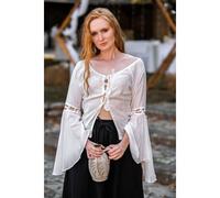 Bluse Weiß "Carmen" XL