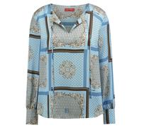 Bluse zum Schlupfen Seide Laura Biagiotti Roma blau 38