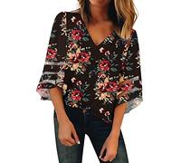 blusen Damen only Sommer Damen Sommermode Strick Kurzarm Tunika Top V-Ausschnitt Loses Hemd T-Shirt Elegant Bluse Tee V-Ausschnitte Hemdbluse Oberteile Basic Shirt Casual Lose Sommerblusen XXL