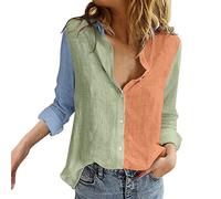 blusen Damen sexy elegant Bluse Damen Elegant Spitze Langarm Rundhals Loose Pullover Damen Sweatshirt Urlaub Langarmshirts Retro Sanft Hautfreundlich Schlank Frauen Tops Oberteile XL