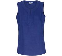 Blusen-Top aus 100% Leinen Peter Hahn blau 38