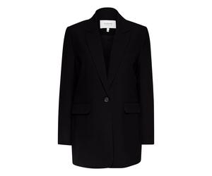 Blusenblazer B.YOUNG "Blazer BYDANTA", Damen, Gr. 38, schwarz, Obermaterial: 64% Polyester PES. 32% Viskose CV. 4% Elasthan EL., Blazer Blusenblazer (40668568-38) schwarz