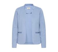 Blusenblazer FRANSA "Blazer FRCEDILAN", Damen, Gr. S, blau (infinity), Obermaterial: 74% Polyester PES. 22% Viskose CV. 4% Elasthan EL., Blazer Blusenblazer (14989652-S) infinity