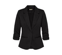 Blusenblazer FRANSA "Blazer FRZABLAZER", Damen, Gr. XS, schwarz ((noos) schwarz), Obermaterial: 74% Polyester PES. 22% Viskose CV. 4% Elasthan EL., Blazer Blusenblazer (63711105-XS) (noos) schwarz