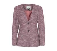 Blusenblazer ICHI "Blazer IHKATE", Damen, Gr. S, pink (pink berry bouclé), Obermaterial: 84% Polyester PES. 16% Baumwolle CO., Blazer Blusenblazer (42779653-S) pink berry bouclé