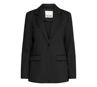 Blusenblazer ICHI "Damen Blazer IHKATE", Damen, Gr. S, schwarz, Obermaterial: 74% Polyester PES. 22% Viskose CV. 4% Elasthan EL., Blazer Blusenblazer (95192422-S) schwarz