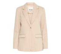 Blusenblazer ICHI "Damen Blazer IHKATE", Damen, Gr. XS, blau (doeskin), Obermaterial: 74% Polyester PES. 22% Viskose CV. 4% Elasthan EL., Blazer Blusenblazer (24302369-XS) doeskin