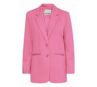 Blusenblazer ICHI "Damen Blazer IHKATE", Damen, Gr. XS, pink (super pink), Obermaterial: 74% Polyester PES. 22% Viskose CV. 4% Elasthan EL., Blazer Blusenblazer (64200225-XS) super pink