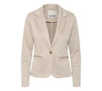 Blusenblazer ICHI "Damen Blazer IHKATE", Damen, Gr. XXL, beige (sandshell), Obermaterial: 70% Polyester PES. 28% Viskose CV. 2% Elasthan EL., Blazer Blusenblazer (97663228-XXL) sandshell