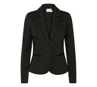 Blusenblazer KAFFE "Blazer KAjenny", Damen, Gr. S, schwarz (schwarz deep), Obermaterial: 76% Polyester PES. 20% Viskose CV. 4% Elasthan EL., Blazer Blusenblazer (64564566-S) schwarz deep
