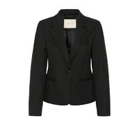 Blusenblazer KAFFE "Blazer KAsofia", Damen, Gr. 40, schwarz (schwarz deep), Obermaterial: 95% Polyester PES. 5% Elasthan EL., Blazer Blusenblazer (71859201-40) schwarz deep
