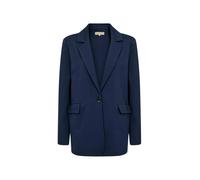 Blusenblazer SOYACONCEPT "Soya Concept Blazer SC-NANNI", Damen, Gr. XL, 6905 navy blazer, Obermaterial: 69% Viskose, 26% Polyamid, 5% Elasthan, Blazer Blusenblazer (99793329-XL) 6905 navy blazer
