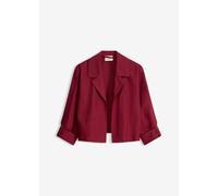 Blusenjacke aus Leinenmix 54