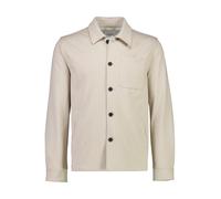 Blusenjacke LINDBERGH, Damen, Gr. XL, grau (stone), Web, Obermaterial: 75% Polyester, 22% Viskose, 3% Elasthan. Futter: 95% Polyester, 5% Elasthan, unifarben, regular fit hüftbedeckend, Rundhals, mit