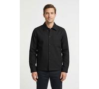 Lindbergh Hemdjacke mit Knopfleiste in Black, Größe XL