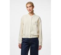 Pieces Bomberjacke PCANNIE BOMBER NOOS BC – 97% Polyester/3% Elasthan – Damen Weiß Gr. XL