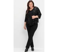 Blusenjacke schwarz 44