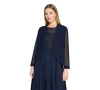 Blusenjacke VERA MONT "Damen ohne Verschluss", Damen, Gr. 40, night sky, Chiffon, Obermaterial: 100% Polyester, loose fit, Jacken Blusenjacke (37998012-40) night sky