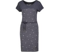 Blusenkleid ALIFE & KICKIN "Damen ClarinaAK B", Damen, Gr. XL, Normalgrößen, blau (marine melange), 65% Baumwolle, 35% Polyester, Kleider Blusenkleid (81325927-XL) marine melange