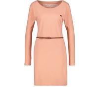 Blusenkleid ALIFE & KICKIN "Damen EllinAK A Sommerkleid, Kleid", Damen, Gr. L, Normalgrößen, braun (mahagonium melange), 65% Baumwolle, 35% Polyester, Kleider Blusenkleid (72163005-L) mahagonium melan