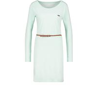 Blusenkleid ALIFE & KICKIN "Damen EllinAK A Sommerkleid, Kleid", Damen, Gr. S, Normalgrößen, grün (mint melange), 65% Baumwolle, 35% Polyester, Kleider Blusenkleid (35030219-S) mint melange